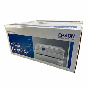 ★新品 未使用品 EPSON エプソン Colorio カラリオ インクジェットプリンター 複合機 EP-804AW ホワイト 無線LAN 中古品 管理K378