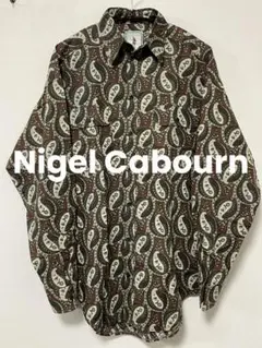 Nigel Cabourn 総柄　ナイジェルケーボン　英国製　イギリス製　シャツ