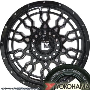 プラド ハイラックス FJ H3 パジェロ サーフ17インチ LEXXEL PreDator ヨコハマ ジオランダー AT G015 265/65R17 265/70R17 285/70R17