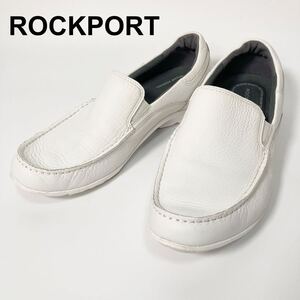 美品 ROCKPORT ロックポート ローファー truTECH スリッポン ドライビングシューズ レザー 25.5cm メンズ B92424-128