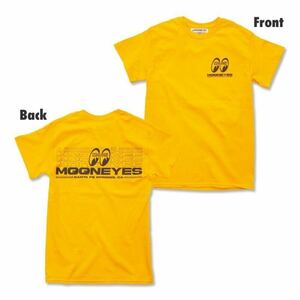 XLサイズ 送料込み ゴールド gold 黄色 yellow イエロー Glowing MOONEYES Tシャツ ムーンアイズ グローイング