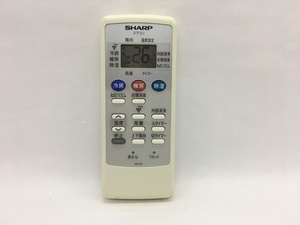 SHARP　エアコンリモコン　A814JB　中古品A-3212