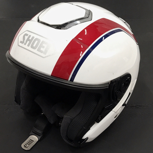 SHOEI ホンダ J-Cruise サイズ M 57㎝ ジェットヘルメット 保存袋付 製造年月 2015/09/28 バイク関連用品 QG014-1