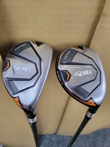 160982。HONMA ホンマ TW747 ユーティリティ 2本 19° 22° カバー付き