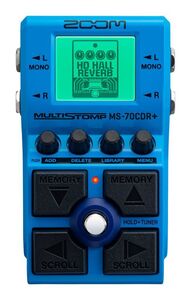 ZOOM MS-70CDR+ ズーム 空間系エフェクト USB接続/電池駆動可能　