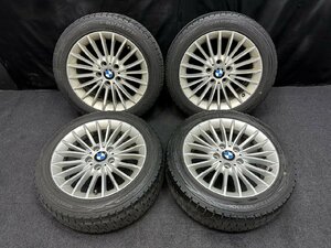 T203 スタッドレスタイヤ DUNLOP WINTERMAX WM01 225/50R17 ホイール BMW 純正 17インチ 5穴 pcd120 7.5J+37 汚れサビ有 6796241 F30 F31