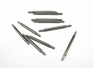 【vaps_5】PLATA バネ棒 ステンレス 時計工具 「19mm」 10個 送込