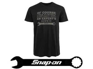 Snap-on（スナップオン）ティーシャツ,Tシャツ「EXPERT ADVICE BLACK TEE」サイズL