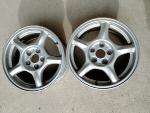 送料込み 軽量 マツダ RX-7 FD3S 純正 16インチホイール 8J +50 2本 NCEC ロードスター DC2 EK9 ZC31S ZC32S ZC33S シビック スイフト