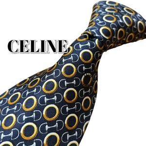 ★CELINE★　セリーヌ　ブラック系　総柄　スペイン製