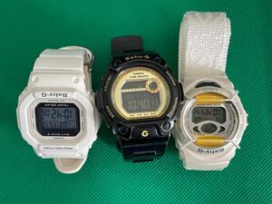 CASIO カシオ Baby-G 3点まとめジャンク品管理番号10-A473