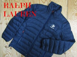 ★ラルフローレン RalphLauren RLX★ワンポイントプリント メンズ ライトダウンジャケット★R61222026A