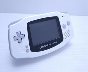 美品/ 動作品/ 希少品 ゲームボーイアドバンス AGB-001白 Game boy Advance GBAレトロゲーム(H-278)