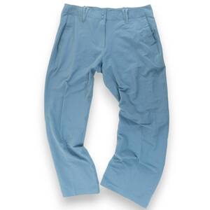 新品◆Marmot◆ストレッチ Crestline pant クレストライン パンツ 8/8 レディース L程度 水色◆マーモット アウトドア◆J224