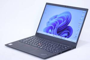 1円～ Windows11 2020年モデル ThinkPad X1 Carbon Gen8 i5-10310U メモリ8GB SSD256GB 14インチ フルHD Wi-Fi6対応