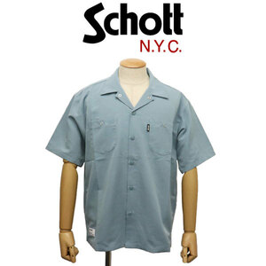 Schott (ショット) 782-3923001 T/C WORK SHIRT ワークシャツ 391SAXE XL