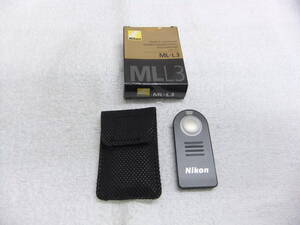 NIKON ニコン リモートコントローラー ML-L3 元箱,ケース,電池付 送料140円