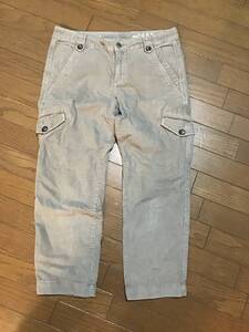 【Gap/ギャップ】コーデュロイパンツ/4★ベージュ★クロップド★レディース★USED