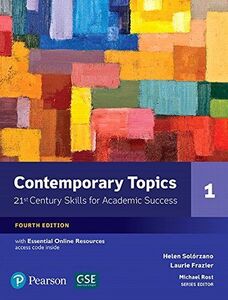 [A01780230]Contemporary Topics Level 1 (4E) Student Book with Essential Onl