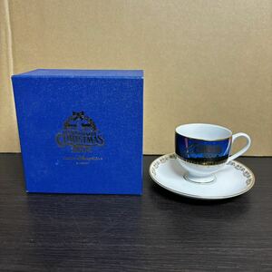 s0916604 未使用 TOKYODisneySEA HARBORSIDE CHRISTMAS 2004 カップ&ソーサーセット ディズニー 食卓 コレクション 洋食器 中古品