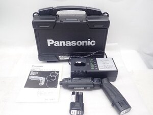 Panasonic パナソニック 7.2V充電スティックドリルドライバー EZ7421 ブラック バッテリー2個/充電器/ケース付き ¶ 70F33-1