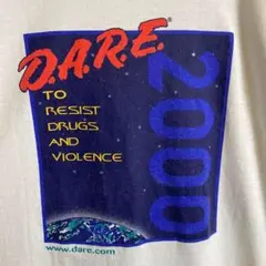 US 90s 00s Tee 半袖Tシャツ アメリカ 宇宙 DARE D134