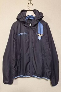 S.S.LAZIO macron ラツィオ マクロン ポリエステルジャケット パーカー size XS-S オフィシャル EU企画