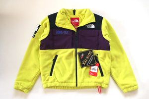 （M)2018Supreme The North Face Expedition Fleece Jacket シュプリーム エクスペディションフリースジャケット 黄色 SULPHUR