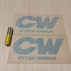 80年代バイク雑誌 CYCLE WORLD サイクルワールド ステッカー