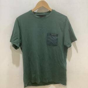 PRADA プラダ 2020 675 Tシャツ 半袖 ポケットTシャツ グリーン サイズS 674057