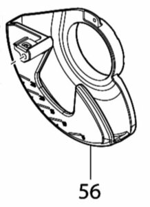 マキタ makita 100ｍｍ 防じん マルノコ KS4000FX 用 セーフティカバー 451143-5 丸のこ 丸鋸 部品 修理 パーツ 大工 建築 造作 内装 切断