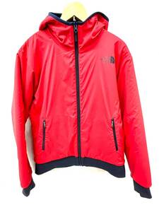 D5995*5　THE NORTH FACE　ノースフェイス　レッド×ネイビー　Mサイズ　フード付き　ジャンバー　リバーシブル　アウター