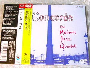 DVDオーディオAudio最高音質!!モダン・ジャズ・カルテットConcordeコンコルド/M.J.Q./日本語解説付!! 超傑作・超極上ジャズ!! 超超超レア!!