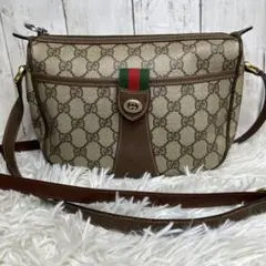 GUCCI ショルダーバッグ オールドグッチ シェリーライン GGスプリーム