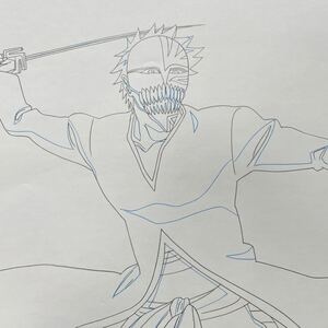 ■【ブリーチ BLEACH】【黒崎一護 Ichigo Kurosaki】原画 動画 セル画　3枚 anime genga douga cel アニメ(F37) 