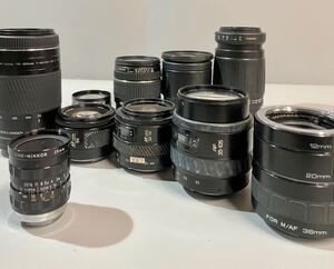 Nikon ニコン Cine-NIKKOR 25mm F1.4 シネレンズ / MINOLTA ミノルタ/ TAMRON タムロン / レンズ / KENKO まとめ 現状品