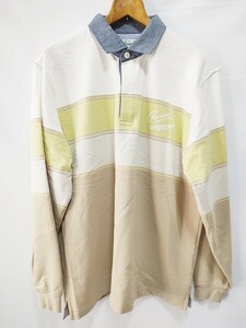 クロコダイル ワニのワンポイントロゴ 刺繍 長袖＆半袖 ゴルフポロシャツ 2枚セット Mサイズ