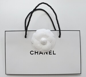 CHANEL シャネル ショッパー 紙袋 ショップ袋 カメリア ymdnrk a201h1218