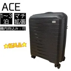 ☆極美品☆ ACE エキスパンダブル スーツケース TSAロック ジッパータイプ