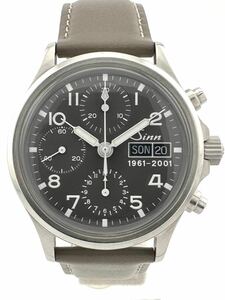 SINN 356.JUB クロノグラフ デイデイト 40th Anniversary Limited Edition 限定 自動巻き時計 ジン OH済み