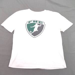 M NIKE/ナイキ/FHCサッカー Tシャツ 丸首 ホワイト 半袖 リユース ultralto ts2680