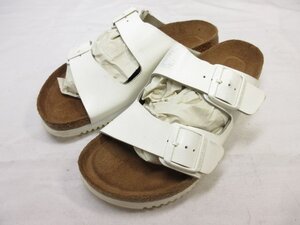 HH【ビルケンシュトック BIRKENSTOCK】 L9M7 アリゾナ ダブルストラップ サンダル (メンズ) size40 ホワイト 白 □30MZA6139□