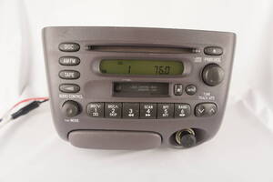 プラッツ SCP11他 86120-52050-B1 オーディオ CD AM FM ヘッドユニット メインユニット CDプレーヤー カセットプレーヤー トヨタ@216s