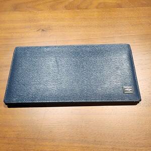 PORTER CURRENT LONG WALLET ポーター 長財布 ネイビー 紺 美品