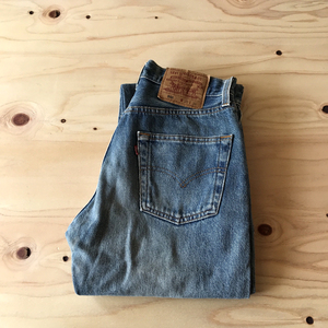 90s USA製 Levis 501 デニム パンツ W29 ジーンズ ヴィンテージ 古着 リーバイス