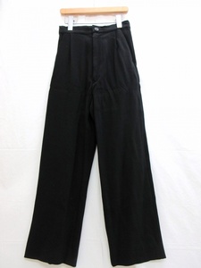 YOHJI YAMAMOTO ヨウジヤマモト パンツ Pants XS FI-P05-148 100%WOOL MADE IN JAPAN