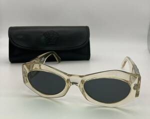 1円スタート GIANNI VERSACE イタリア製 sunglasses サングラス MOD.422/B COL.924 ジャンニ ヴェルサーチ メデューサ クリアフレーム