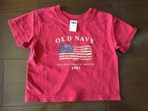 USED★オールドネイビーOLD NAVY★BABY Tシャツ★3-12mos★アメカジ★アメリカで購入★星条旗柄★アメリカンフラッグ★１