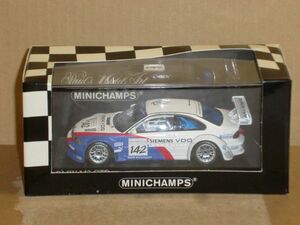 ●1/43 MINICHAMPS BMW M3 GTR 24h Spa 2004 No.142