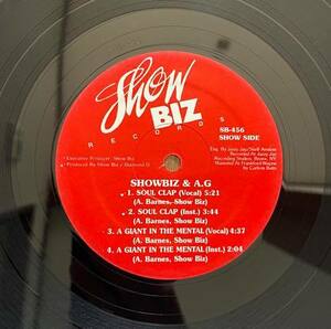 12 EP US盤 米盤 レコード Showbiz & A.G/Soul Clap・A Giant In The Mental・Party Groove・Diggin